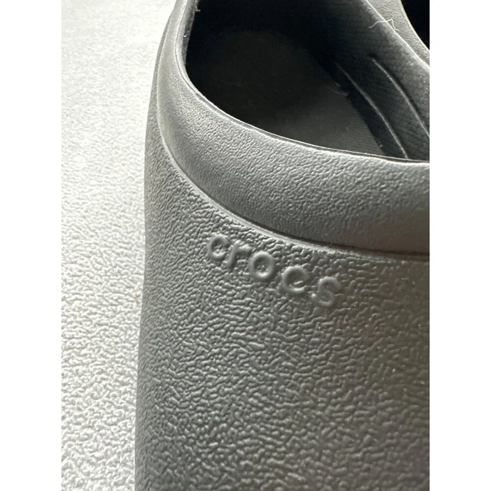 Crocs Shoe Mens 12 On The Clock Slip On Work Clogs Men Slip Resistant Comfort